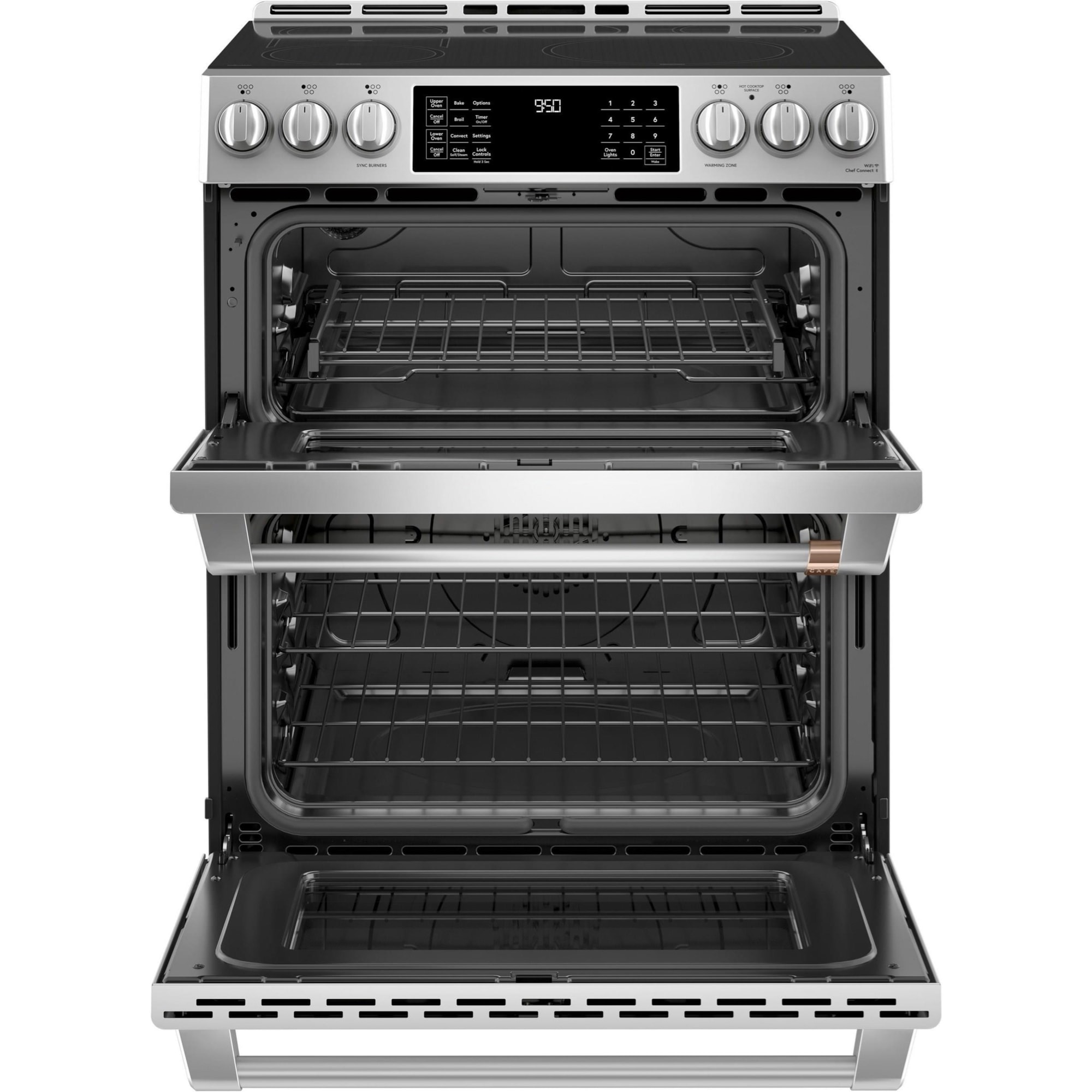 GE Appliances CHS950P2MS1 Cafe´™ 30" Smart SlideIn, FrontControl